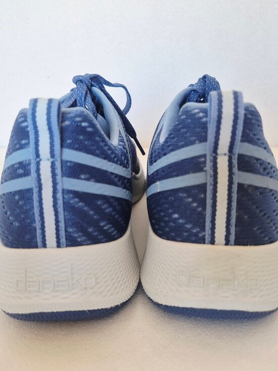 NWoB Dansko Sky Blue Mesh Sneakers Comfort Arch Support Lightweight - Picture 9 of 12